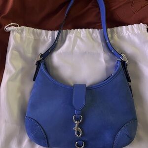 Coach Blue Shoulder Bag